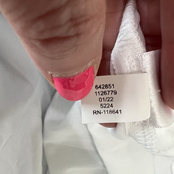 Lane Bryant Plus 22 Maxi Dress Cap Flutter Sleeve Flounce Hem Feminine Romantic - Picture 13 of 16